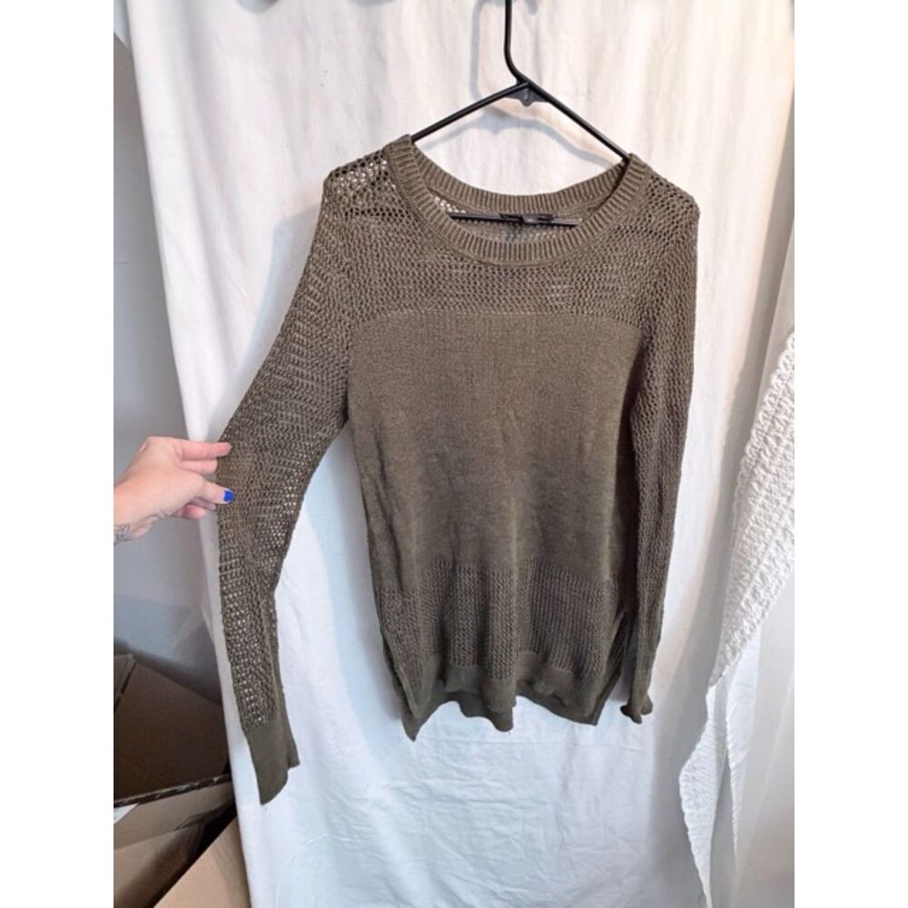 Banana Republic Lightweight Knit Sweater - Army/Olive Green - Medium